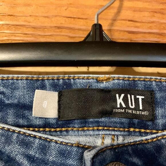 Kut from the Kloth Donna Skinny Medium Wash Size 0 - Picture 10 of 12